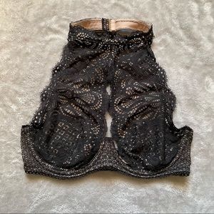Black Lace Bra